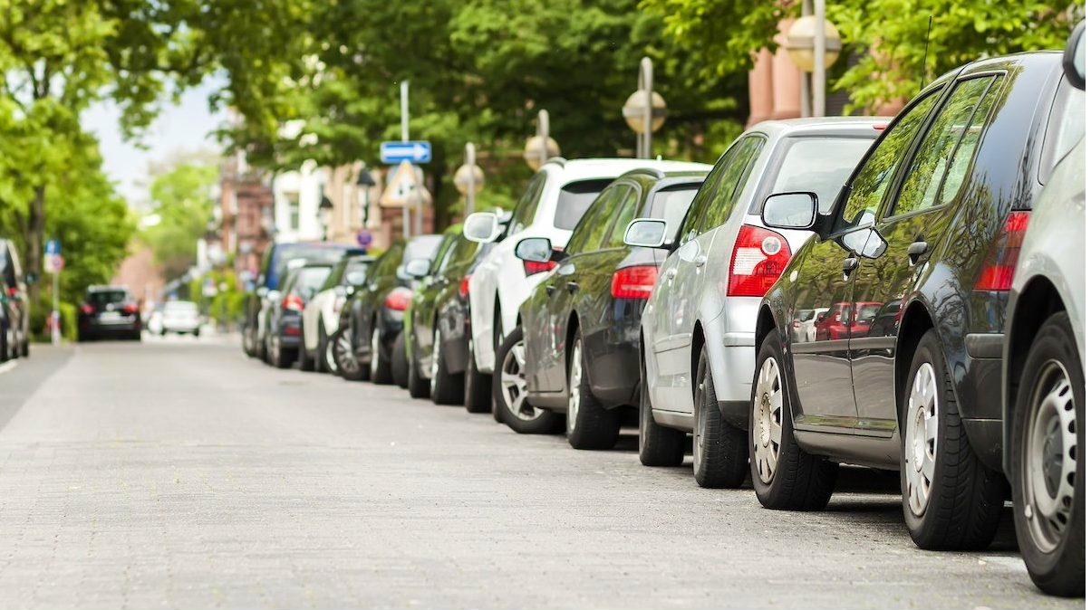 Luxury car on the road